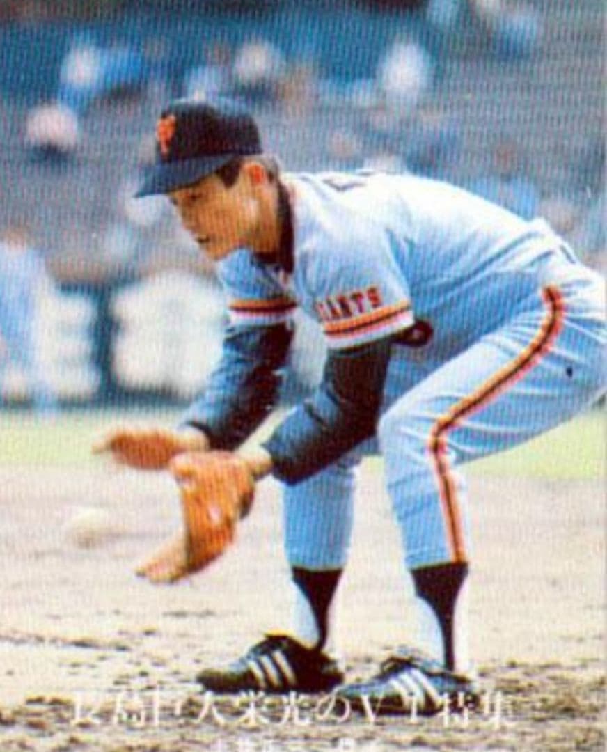 美津濃ワールドウィン 読売ジャイアンツ土井正三選手仕様グローブ 赤カップ ミズノ