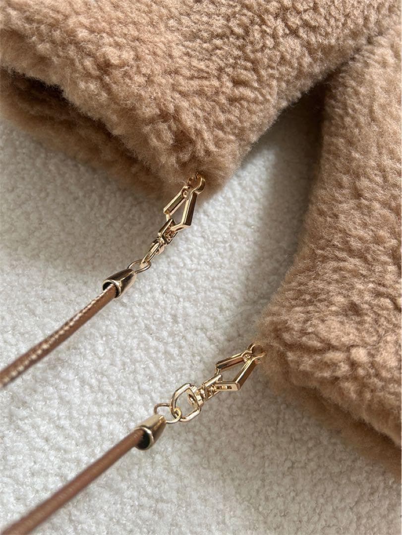 新品未使用 ベアミトン 手袋 秋冬 テディベアミトン　ライトブラウン