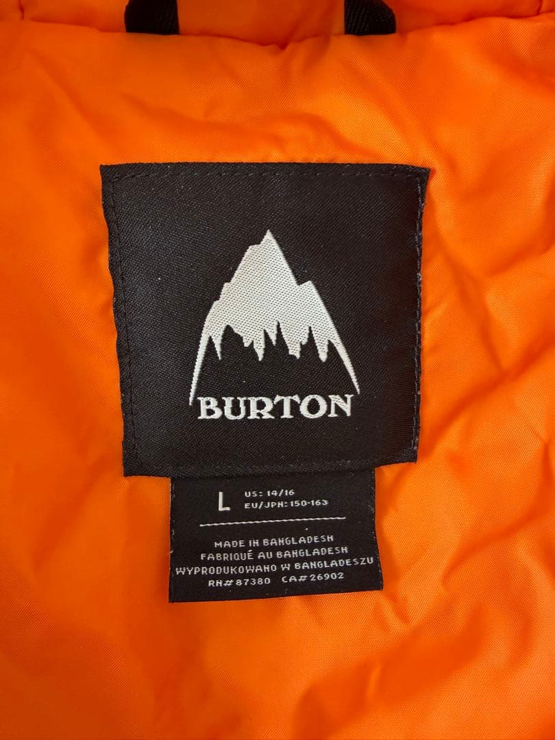 Burton 子ども用スノーボードウェア 迷彩