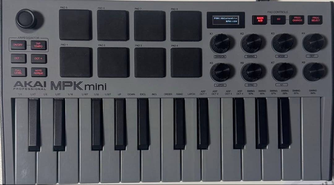 【動作確認済み】AKAI PROFESSIONAL MPKmini