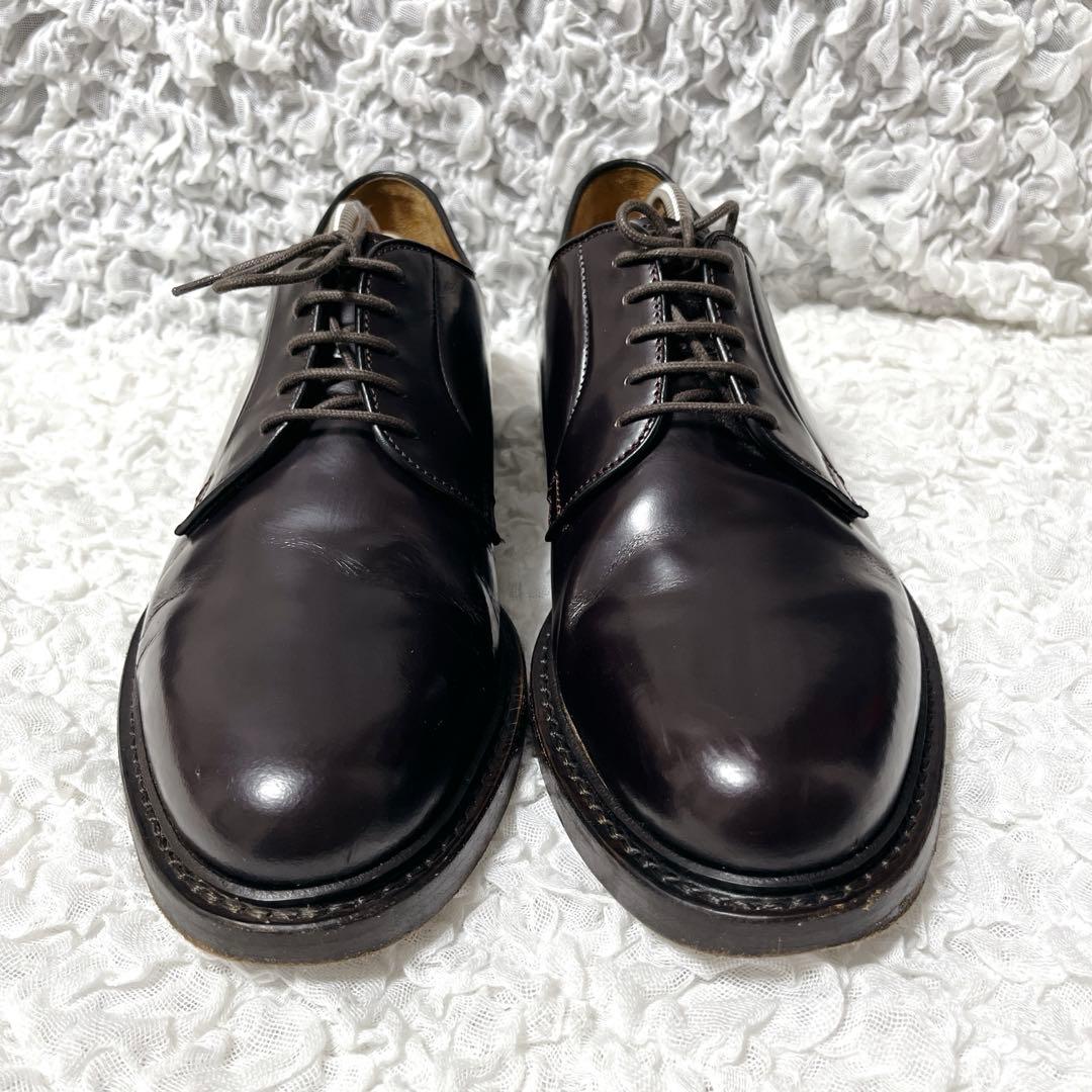jalan sriwijaya ダークブラウン レザー 革靴　ビジネス　プレーン