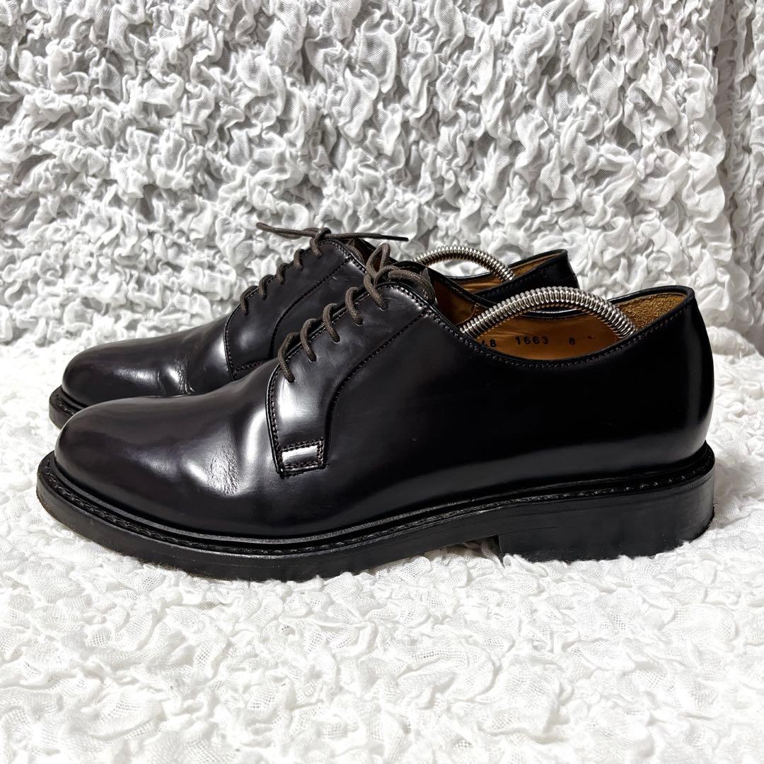 jalan sriwijaya ダークブラウン レザー 革靴　ビジネス　プレーン
