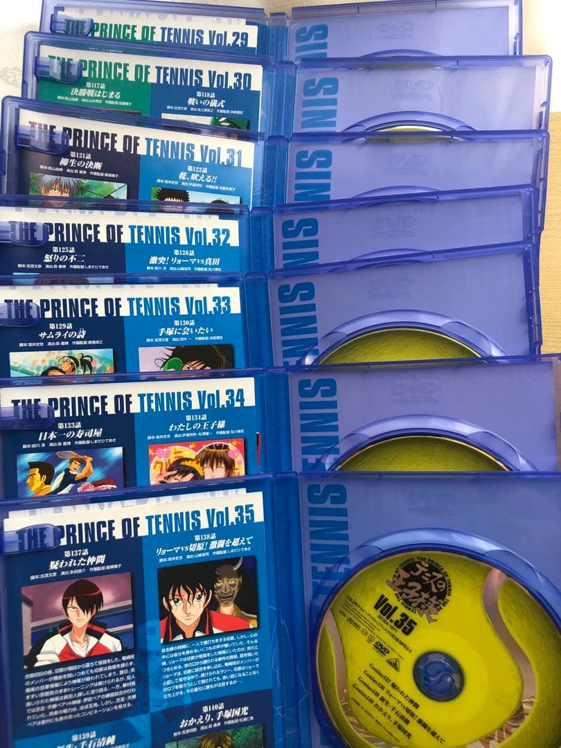 テニスの王子様 DVD 全45巻 ファンディスク 劇場版の47枚セット