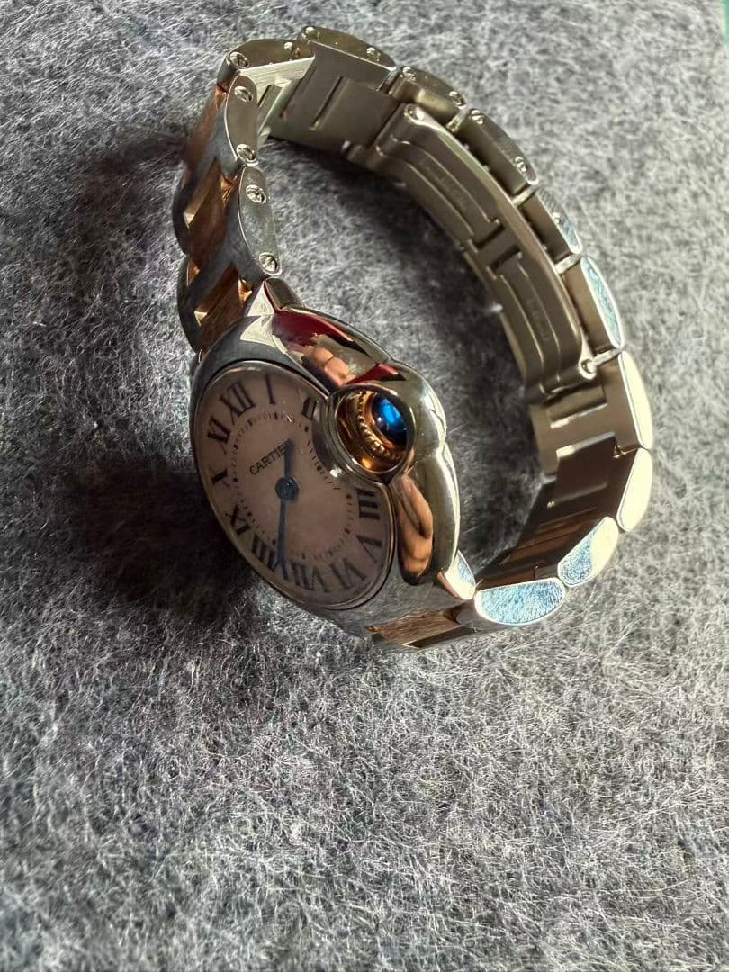 カルティエ Cartier バロンブルー SM 28mm コンビW6920034