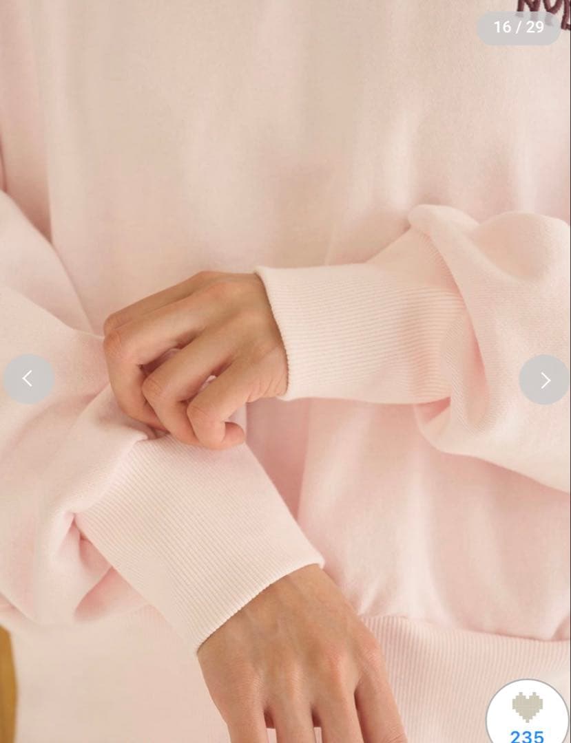 NYBG エンブロイダリーフーディー　snidel