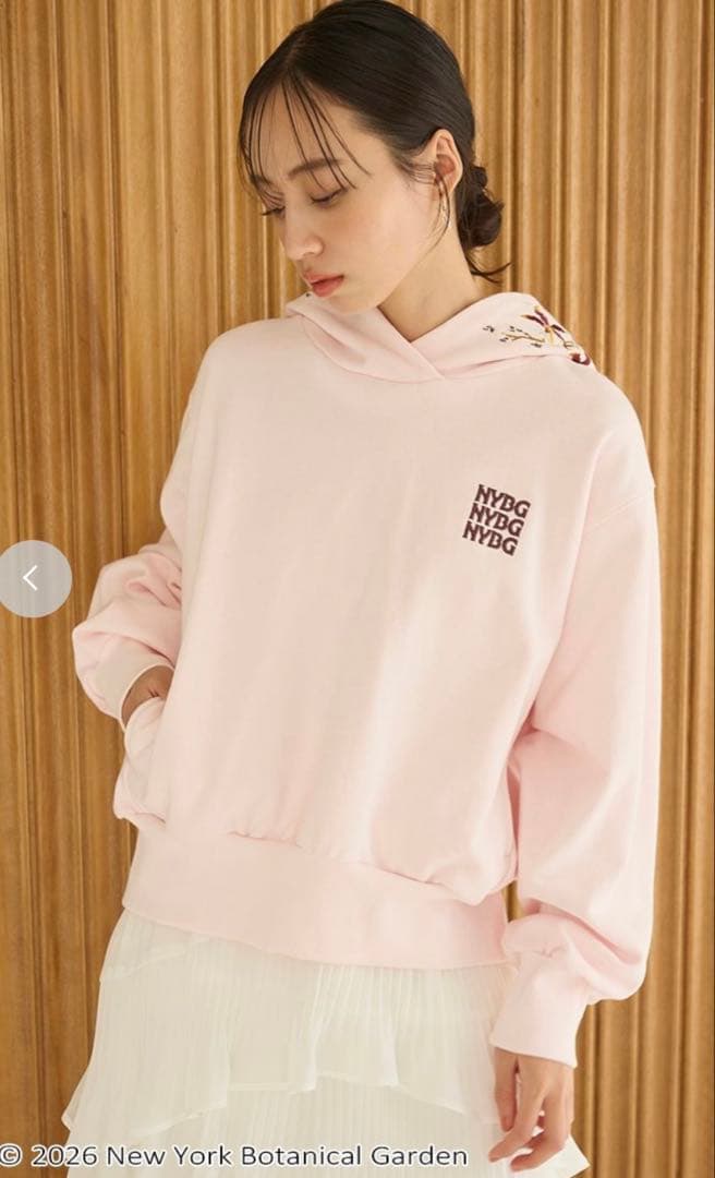 NYBG エンブロイダリーフーディー　snidel