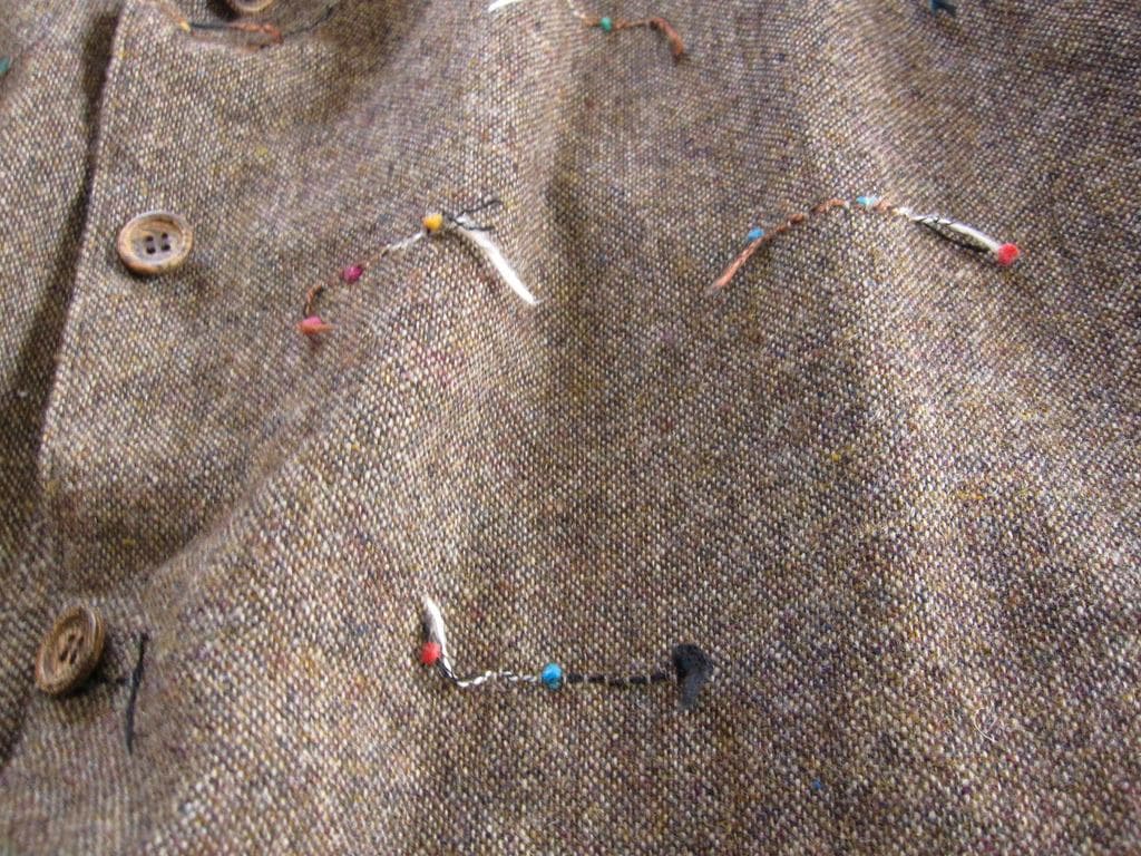 【美品】io comme io ツイード ドルマンスリーブ ジャケット