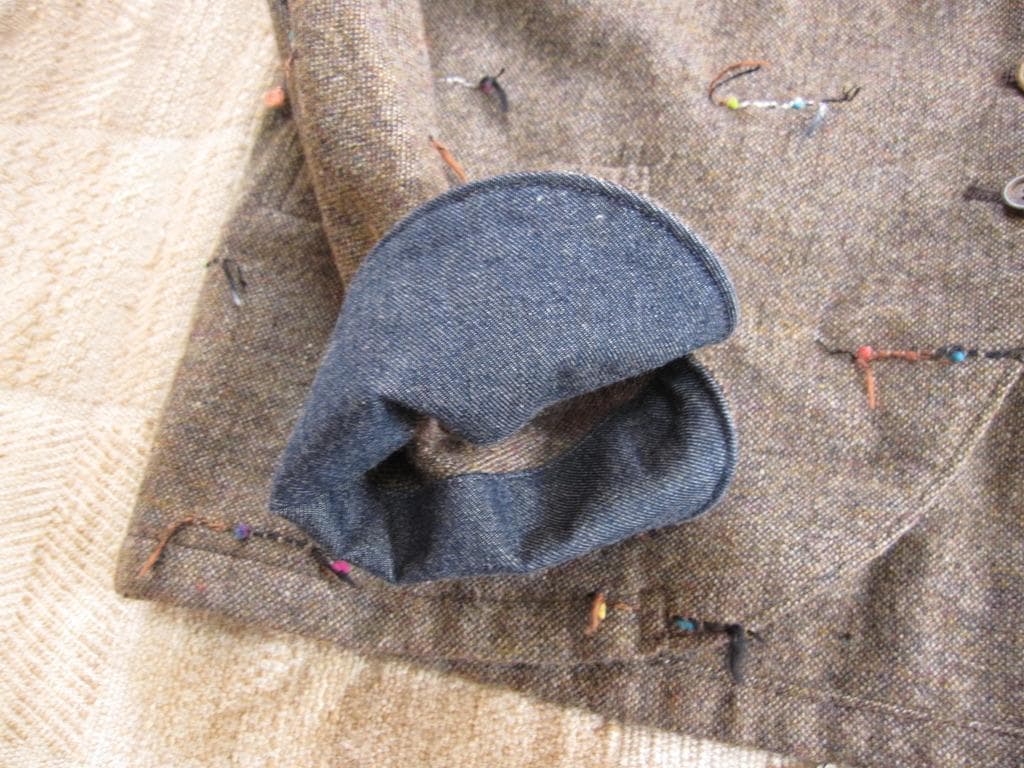 【美品】io comme io ツイード ドルマンスリーブ ジャケット