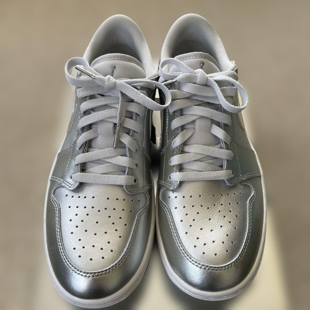 ナイキゴルフシューズAir Jordan シルバー tiare様