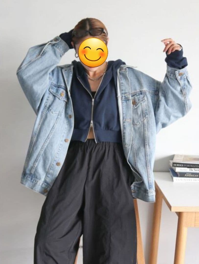 新品　Ungrid　ビッグシルエットデニムジャケット