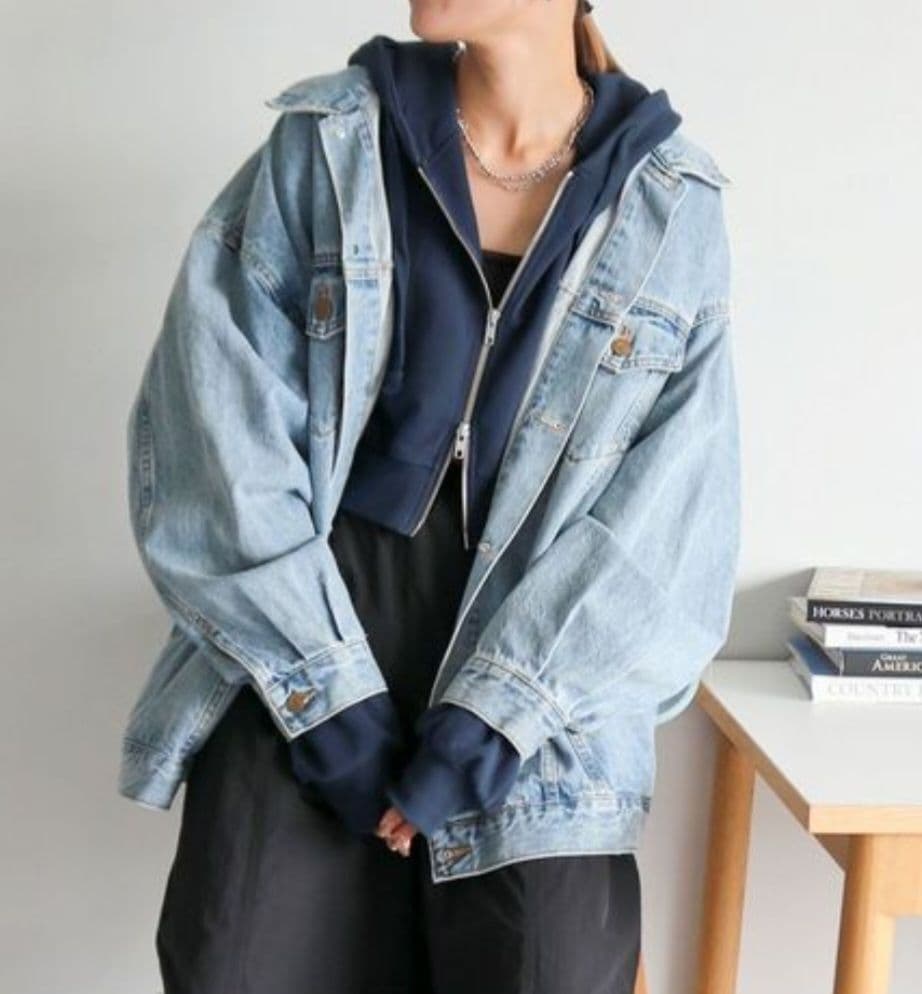 新品　Ungrid　ビッグシルエットデニムジャケット