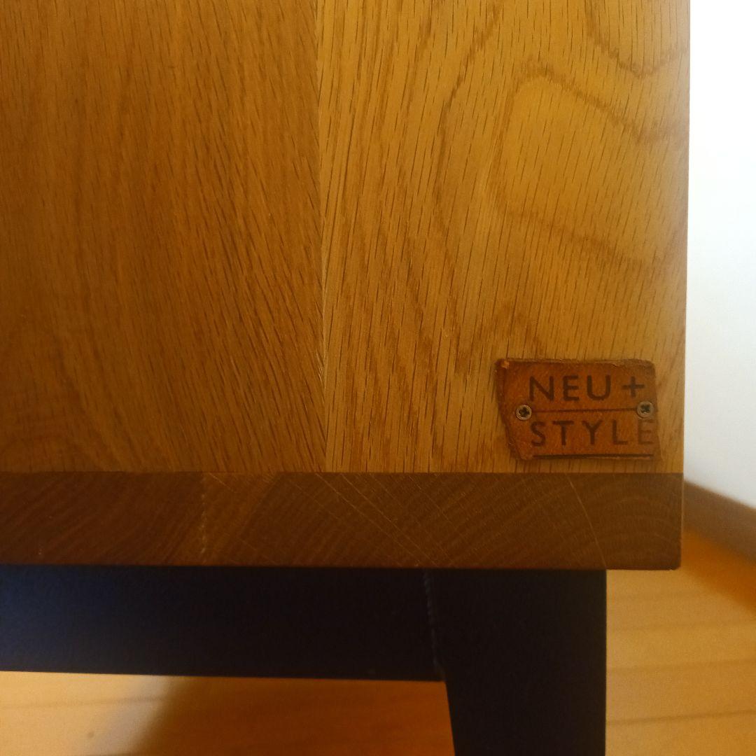 NEU＋style オーク材＋Iron　テレビボード