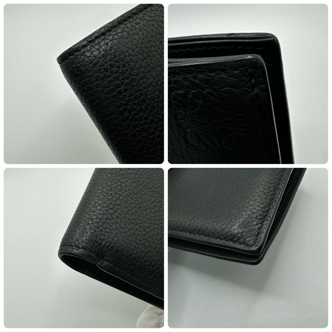 現行✨ LOEWE ロエベ 二つ折り財布 バイフォールド アナグラム レザー