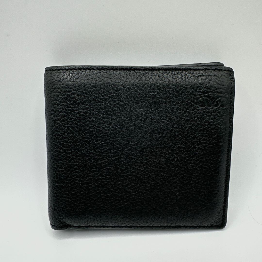 現行✨ LOEWE ロエベ 二つ折り財布 バイフォールド アナグラム レザー