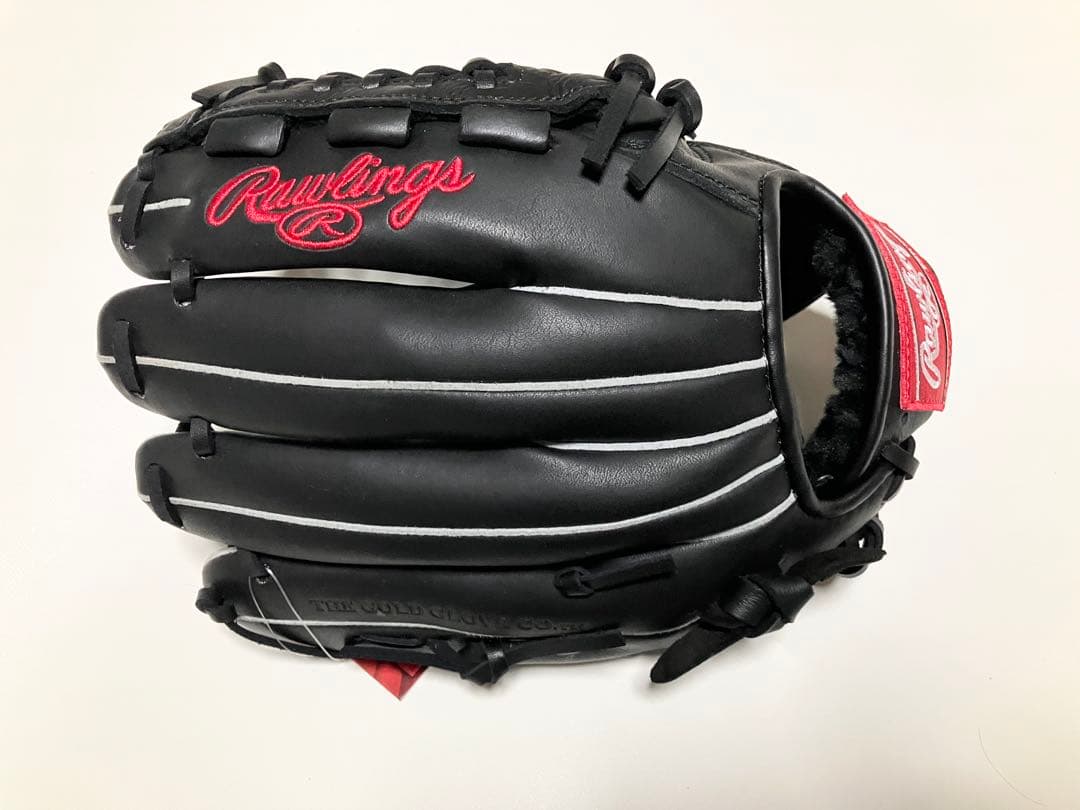 ローリングス 黒Rawlings軟式野球 /ソフトボール兼用グラブ 成