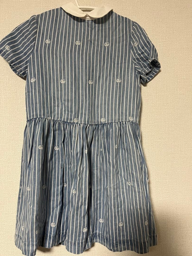 GUCCI ストライプ柄 半袖ワンピース 8