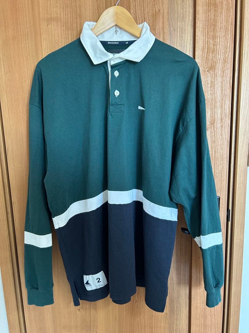 DESCENDANT PUBA POLO LS グリーン ２