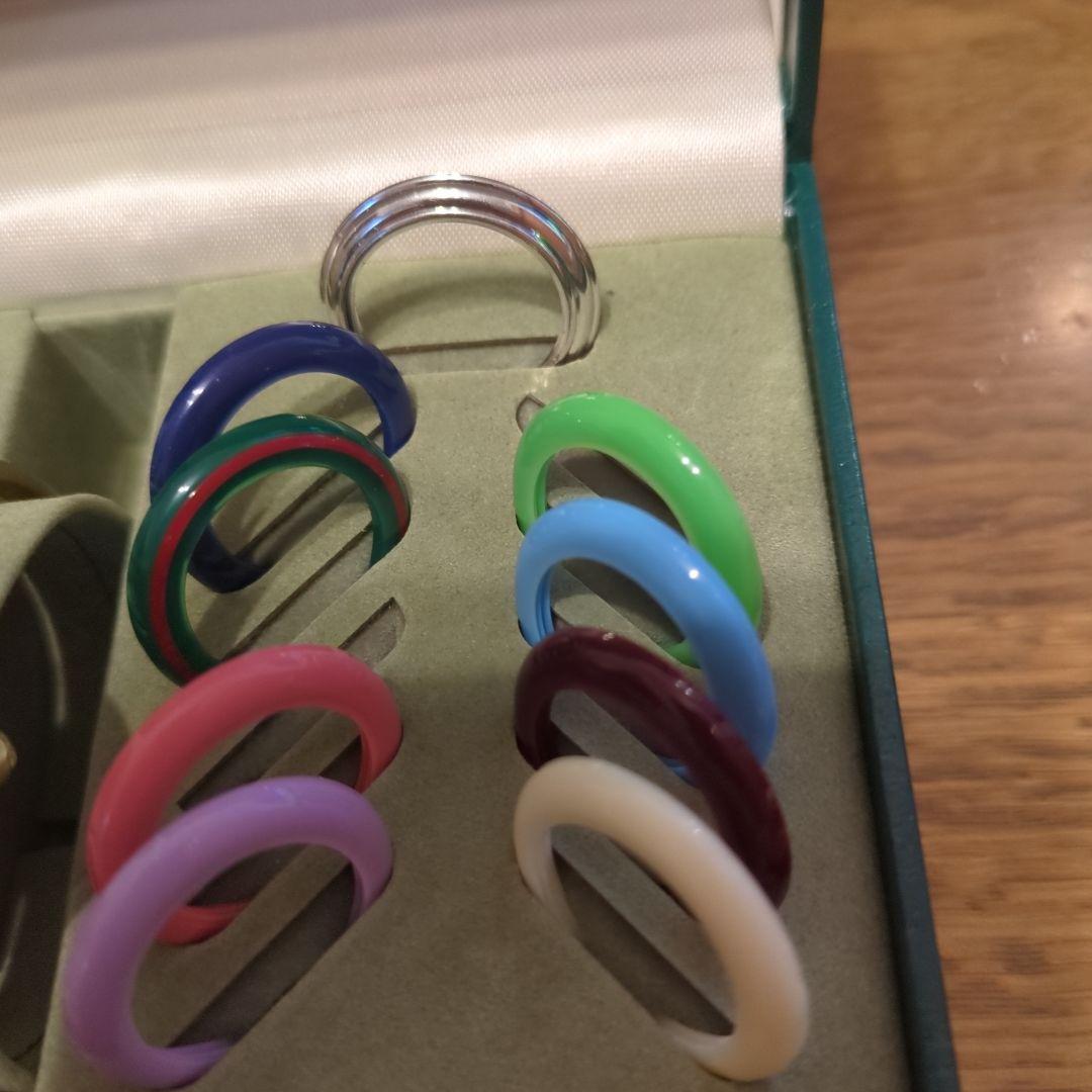 GUCCI チェンジベゼル9色付き　時計の電池交換済