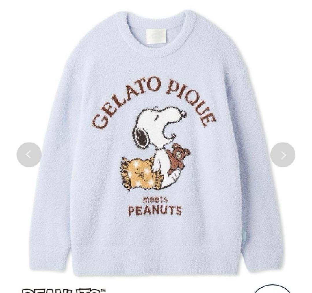 ジェラートピケ PEANUTSジャガードプルオーバーショートパンツ　スヌーピー