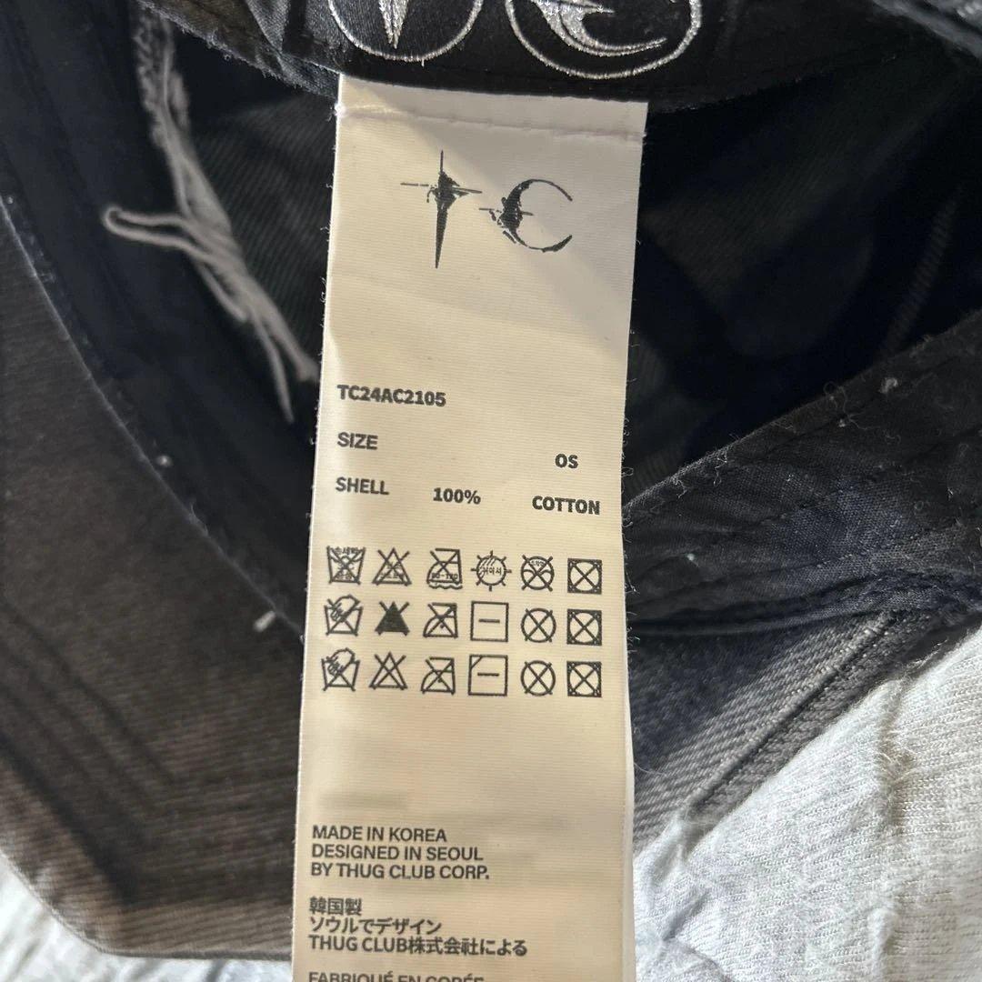 帽子 THUG CLUB TC ARMY CAP black 0S denim