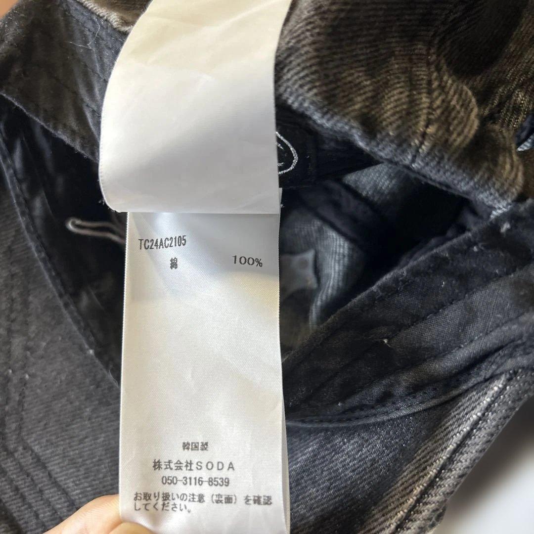 帽子 THUG CLUB TC ARMY CAP black 0S denim