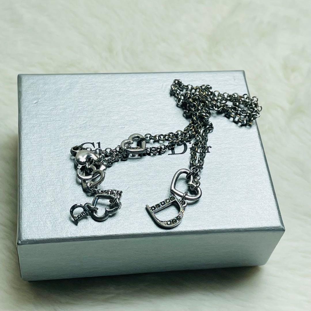 未使用級　Christian Dior ネックレス Dチャーム　おしゃれ