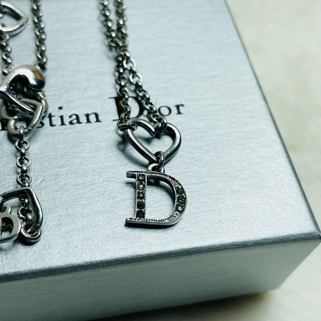 未使用級　Christian Dior ネックレス Dチャーム　おしゃれ