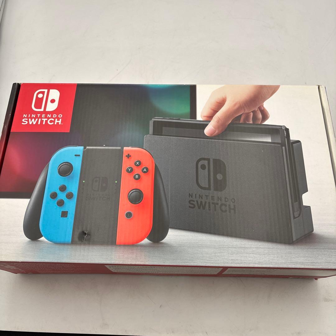 ②Nintendo Switch 本体 青/赤 Joy-Con付き