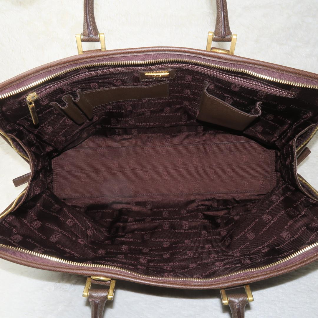 MORABIT モラビト レザー ハンド バッグ ビジネス ブリーフ ケース