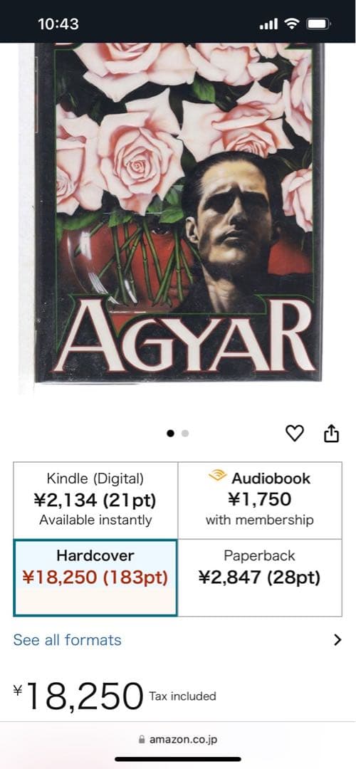 Agyar by Steven Brust 1993 初版 Hardcover