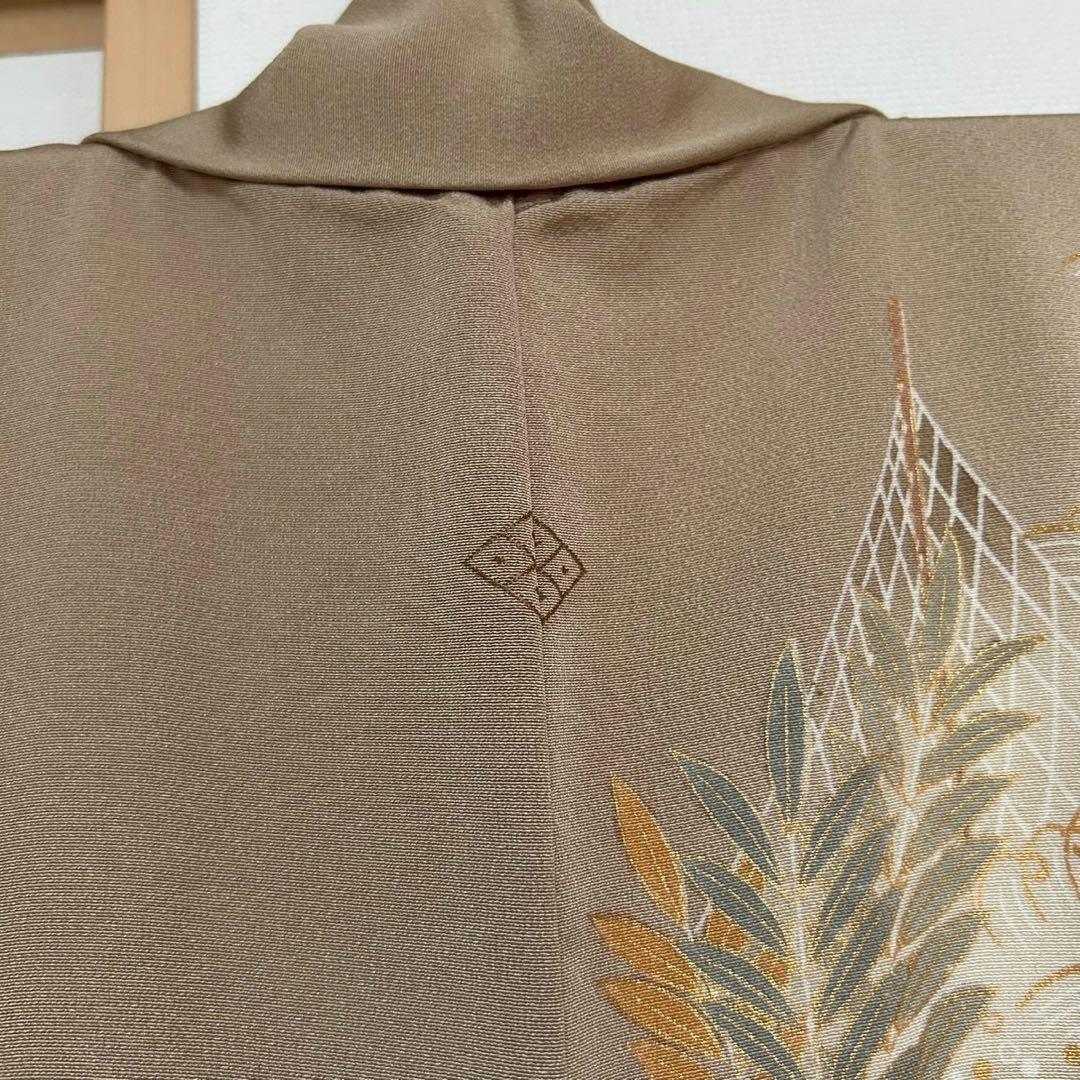 モ26 未使用近い　美品　袷　正絹　友禅　訪問着　フルセット