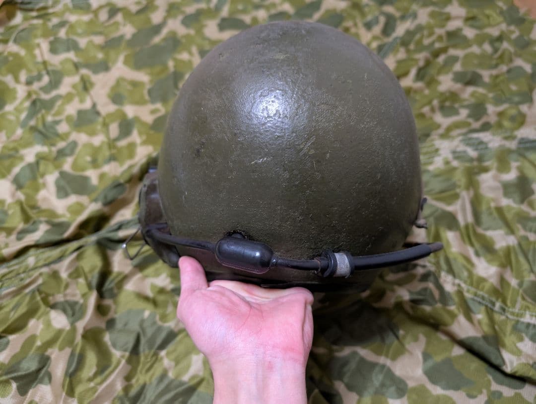 ベトナム戦争　ナム戦　タンカースヘルメット　タンククルー　実物