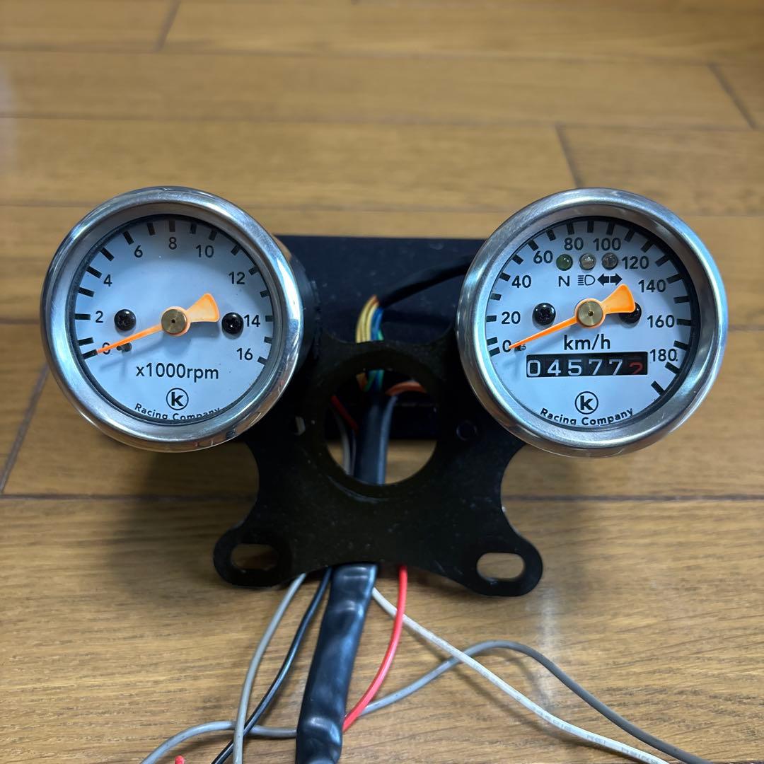 廃盤品！キタコ製ミニミニスピードメーター・タコメーターセット！