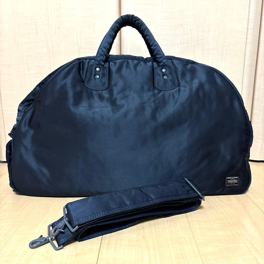 ☆希少☆PORTER ヘッドポーター タンカー ボストンバッグ ネイビー 大容量