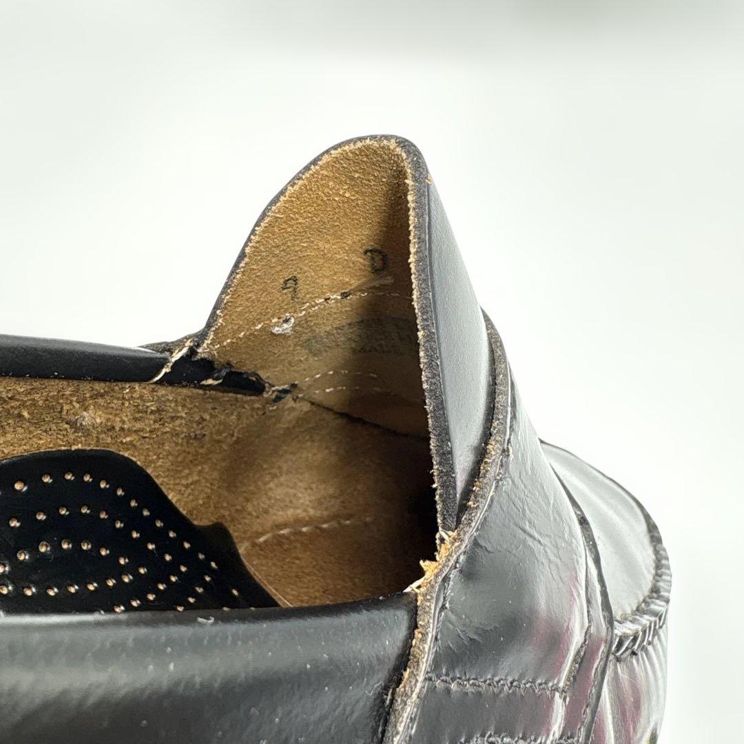 G.H.BASS WEEJUNS LOGAN ペニーローファー 黒 US9