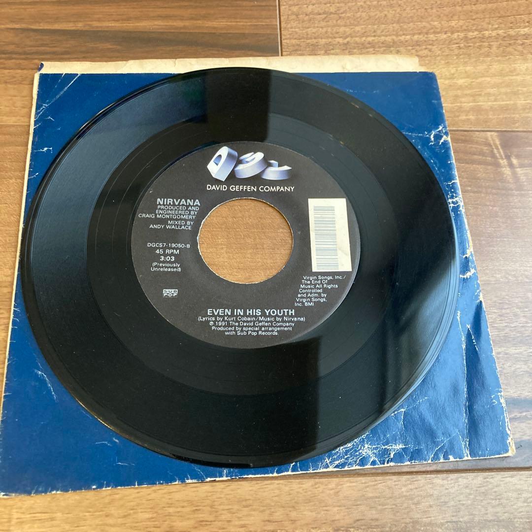 Nirvana Smells Like Teen Spirit 7インチレコード