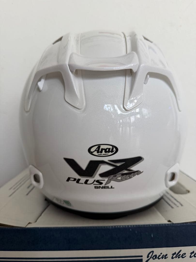 新品未使用arai vz-ram plus グラスWH白　Lサイズ