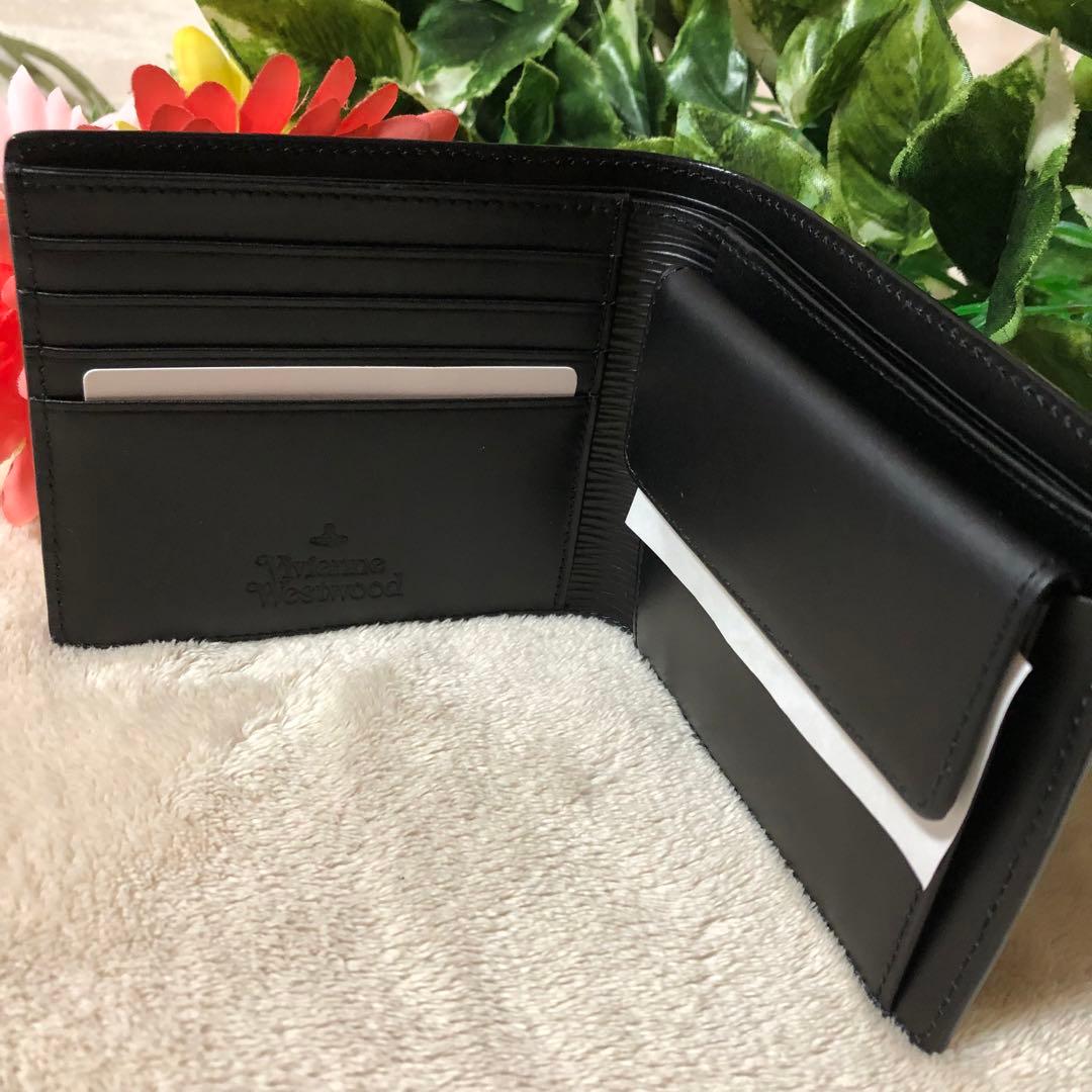 t.11010347.s　未使用　ヴィヴィアンウエストウッド　フロウ折財布