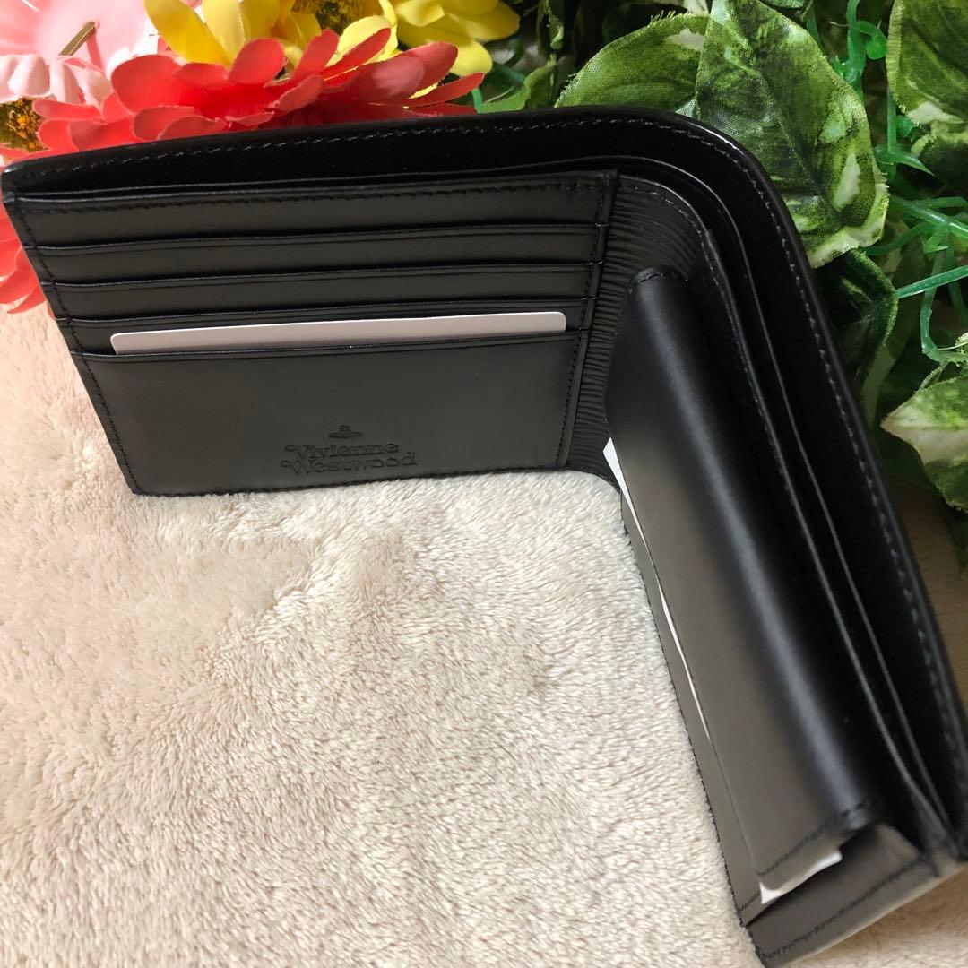 t.11010347.s　未使用　ヴィヴィアンウエストウッド　フロウ折財布