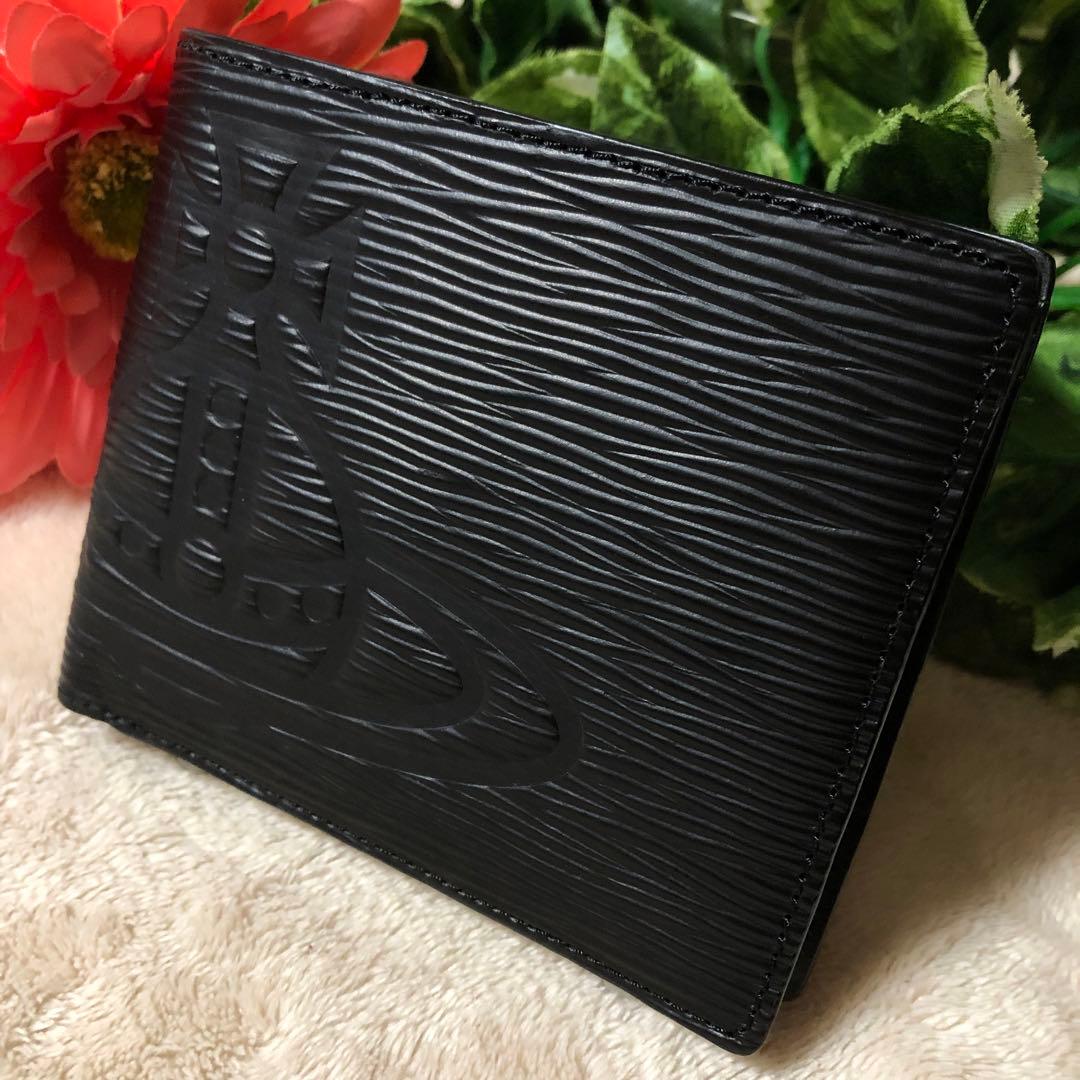 t.11010347.s　未使用　ヴィヴィアンウエストウッド　フロウ折財布