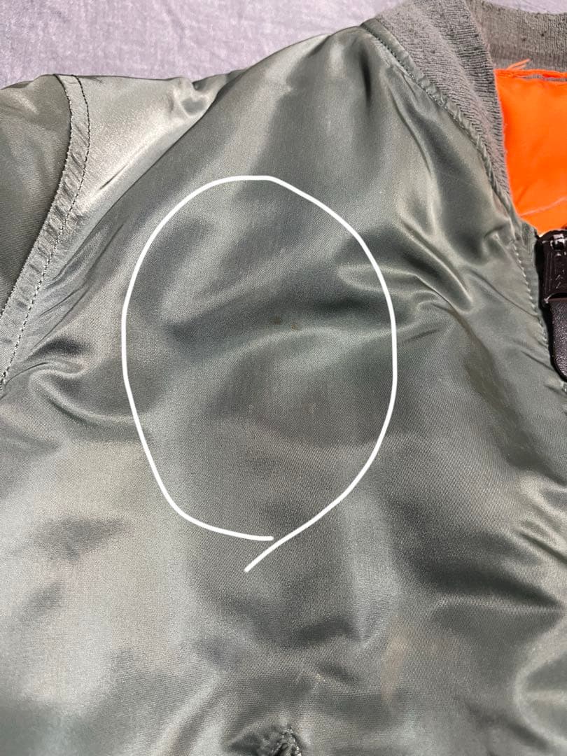 ジャケット・アウター alpha industries ma-1 jacket made in USA