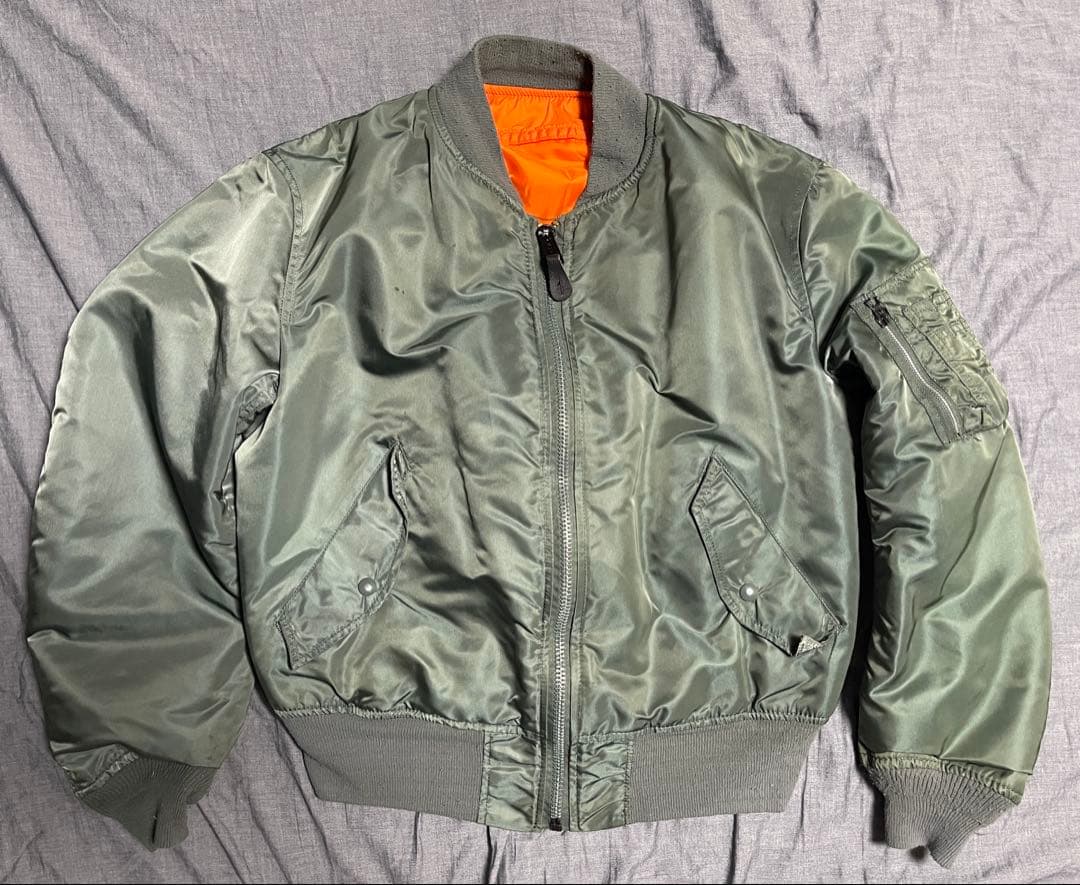 ジャケット・アウター alpha industries ma-1 jacket made in USA