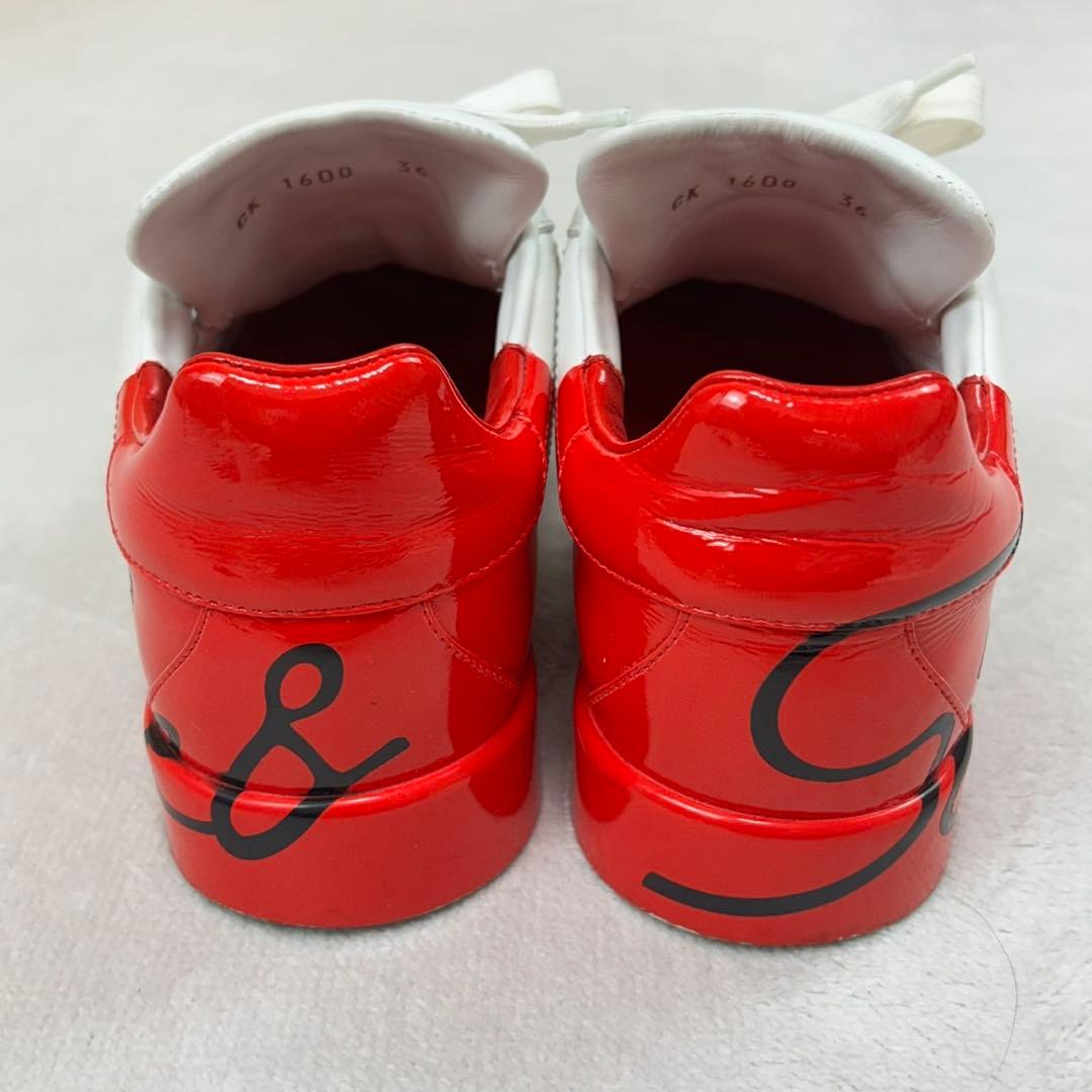 K631 美品 23.0cm ドルチェアンドガッバーナ スニーカー レディース