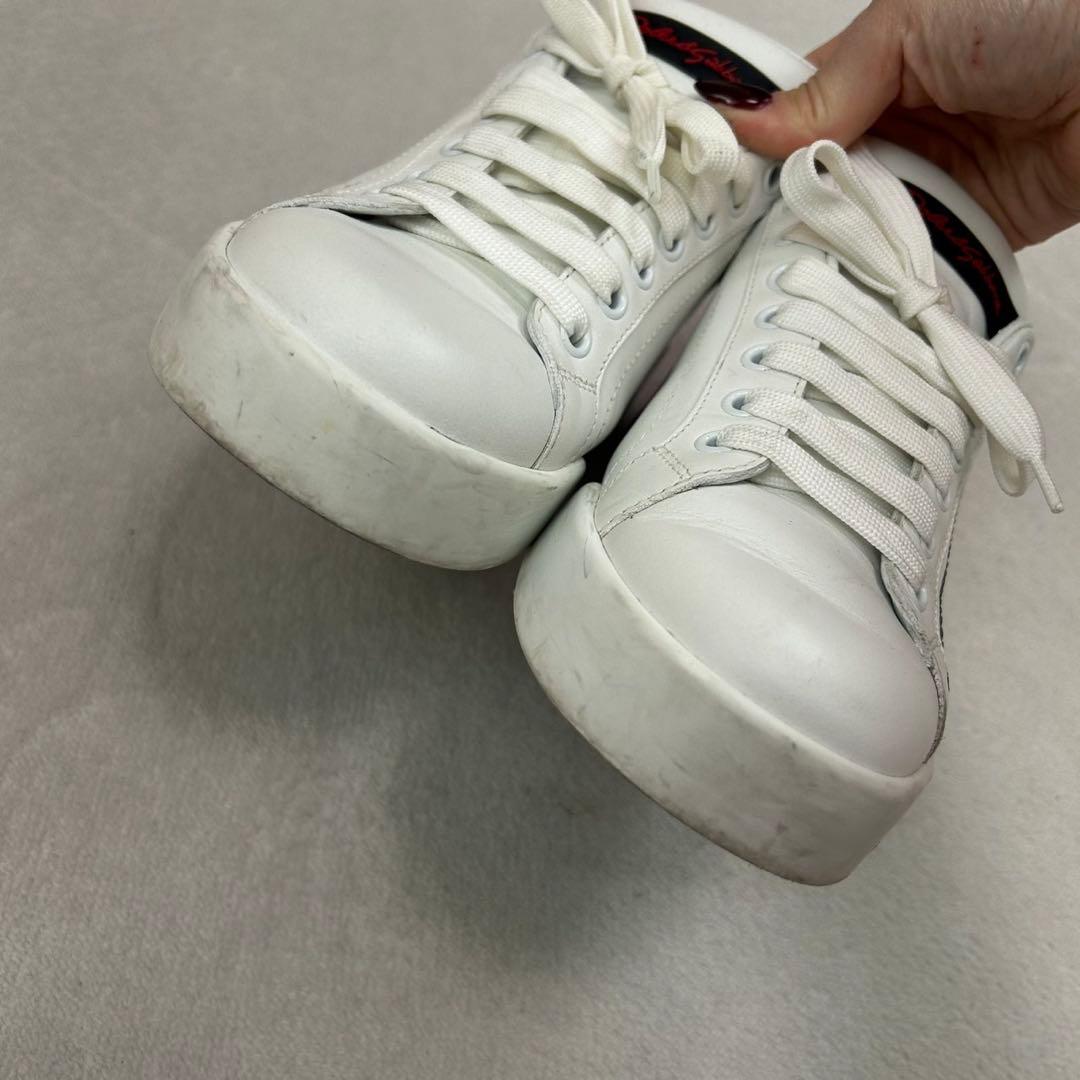 K631 美品 23.0cm ドルチェアンドガッバーナ スニーカー レディース