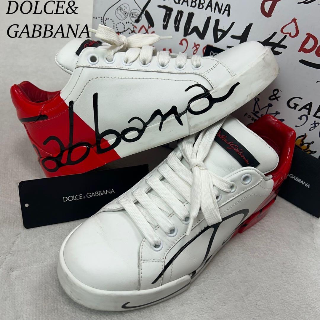K631 美品 23.0cm ドルチェアンドガッバーナ スニーカー レディース
