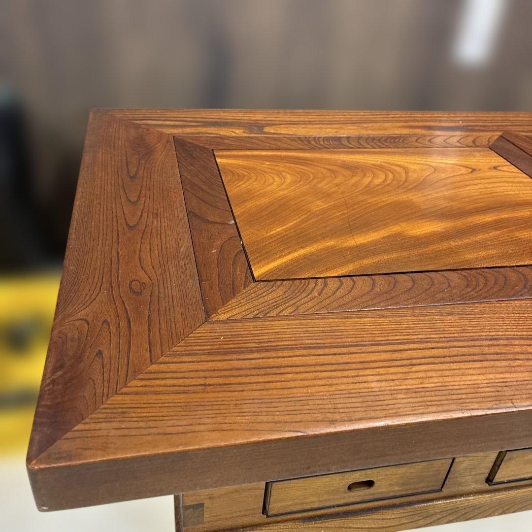 昭和レトロ　囲炉裏　テーブル　自在鉤セット