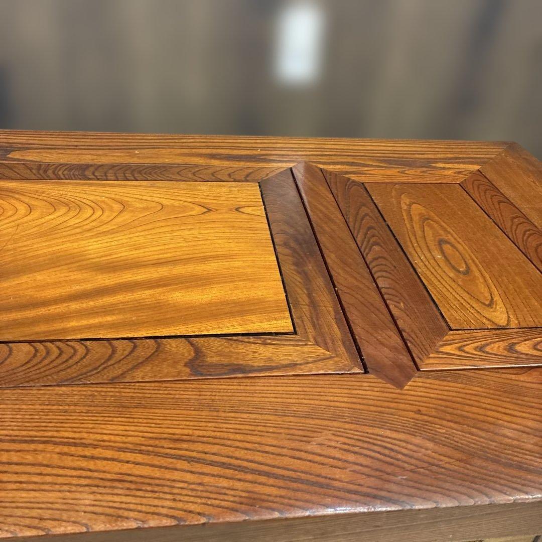 昭和レトロ　囲炉裏　テーブル　自在鉤セット