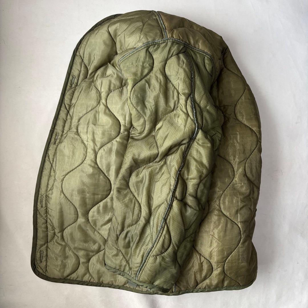 70s M-65 モッズコート ライナー クレイジー ビンテージ キルティング