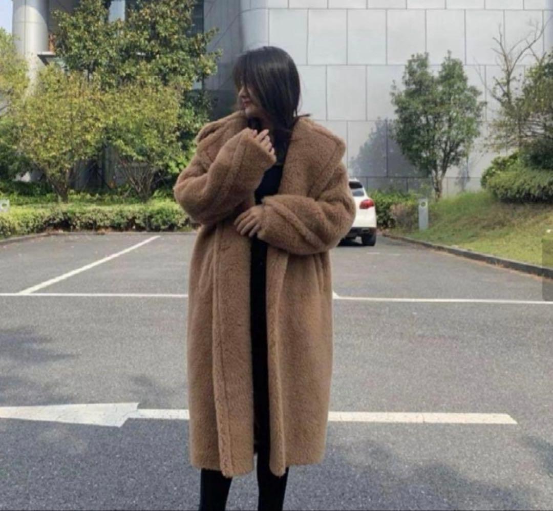 rnyroom21 ベアコート　テディコートXSライトブラウン　マックスマーラ