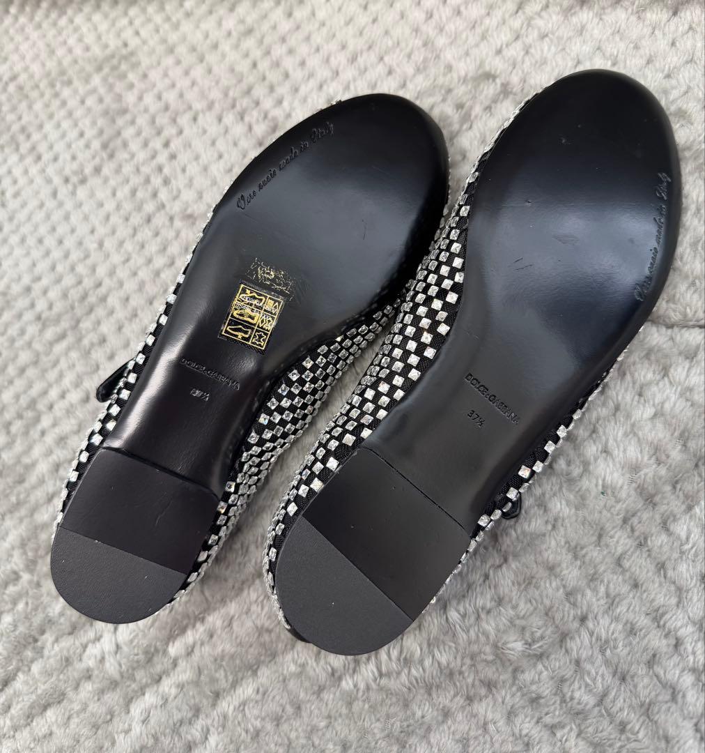 DOLCE&GABBANA ドルチェ&ガッバーナ　ラインストーン　バレリーナ